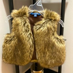 Toddler Polo Ralph Lauren Fur Vest